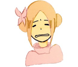 butterfly girls sticker #9113369