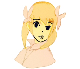 butterfly girls sticker #9113370