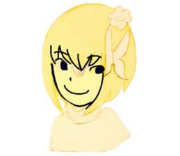 butterfly girls sticker #9113371