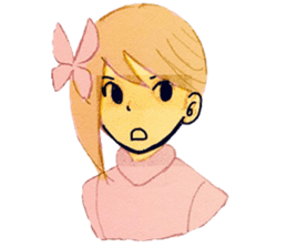 butterfly girls sticker #9113399