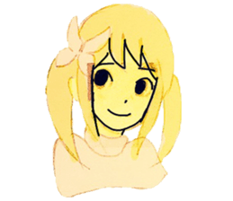 butterfly girls sticker #9113418