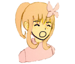 butterfly girls sticker #9113433