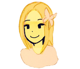 butterfly girls sticker #9113438