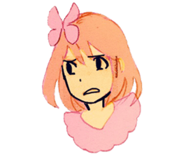 butterfly girls sticker #9113441