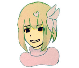 butterfly girls sticker #9113447