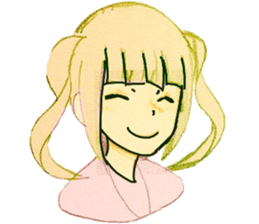 twin tail girls3 sticker #9114121