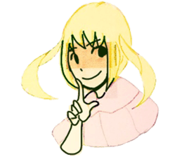 twin tail girls3 sticker #9114123