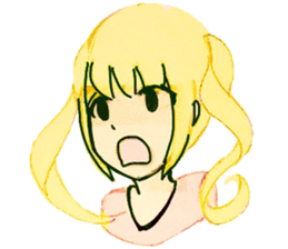 twin tail girls3 sticker #9114127