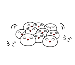 Shiratama Mochiko ,A good friend sticker #9114246
