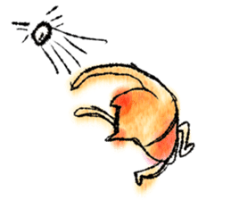 Watercolor cat sticker #9114638