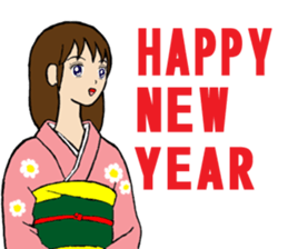 Year-end and New Year sticker #9114677