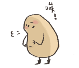 xiuxiubear's potato sticker #9114696
