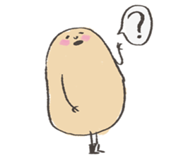 xiuxiubear's potato sticker #9114712