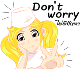 Cartoon Girl anime  nurse v.0001 sticker #9114814