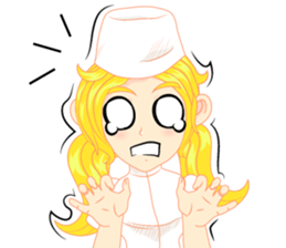 Cartoon Girl anime  nurse v.0001 sticker #9114822