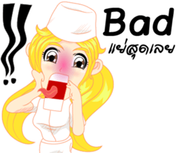 Cartoon Girl anime  nurse v.0001 sticker #9114839