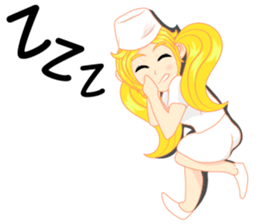 Cartoon Girl anime  nurse v.0001 sticker #9114845