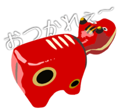 japaneas lucky mascot collection sticker #9115258