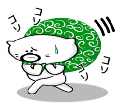 Kuma's hourly wage 800 yen sticker #9115742