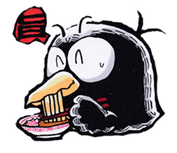 crow of car sticker #9116097