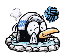 crow of car sticker #9116104