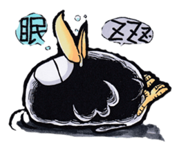 crow of car sticker #9116111
