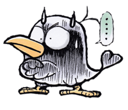 crow of car sticker #9116118