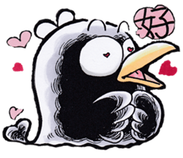 crow of car sticker #9116123