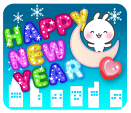 Rabbit New Year Sticker sticker #9116259