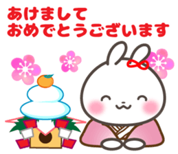 Rabbit New Year Sticker sticker #9116262