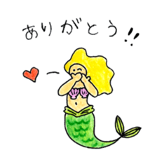 Mermaid and Baker sticker #9116530