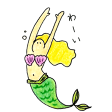 Mermaid and Baker sticker #9116536