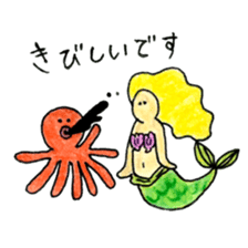 Mermaid and Baker sticker #9116542