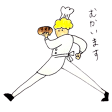 Mermaid and Baker sticker #9116556