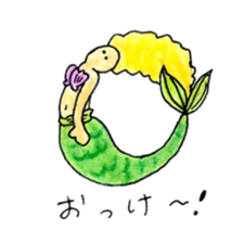 Mermaid and Baker sticker #9116564