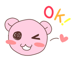 Momoiro Bear sticker #9116951