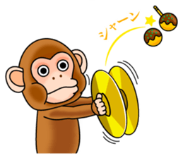 Cymbal monkey from Kansai sticker #9117267