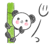 Nohohon Panda sticker #9117304