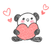 Nohohon Panda sticker #9117312