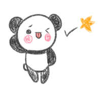 Nohohon Panda sticker #9117314