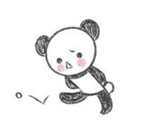 Nohohon Panda sticker #9117319