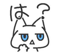 Jito eyes cat(Blue) sticker #9117382