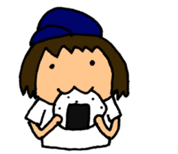 For softball players sticker #9117417