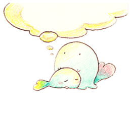 Work hard for you to `Mu-mu' sticker #9118096