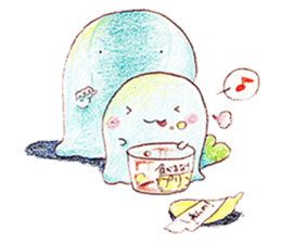 Work hard for you to `Mu-mu' sticker #9118122