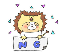 Dog is transformed 2 sticker #9118129