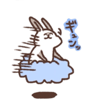 kamyu's onomatopoeic rabbit stickers sticker #9118214