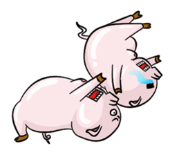 fat pig sticker #9118290