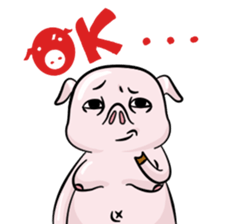 fat pig sticker #9118297