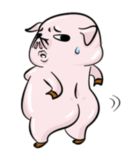 fat pig sticker #9118301